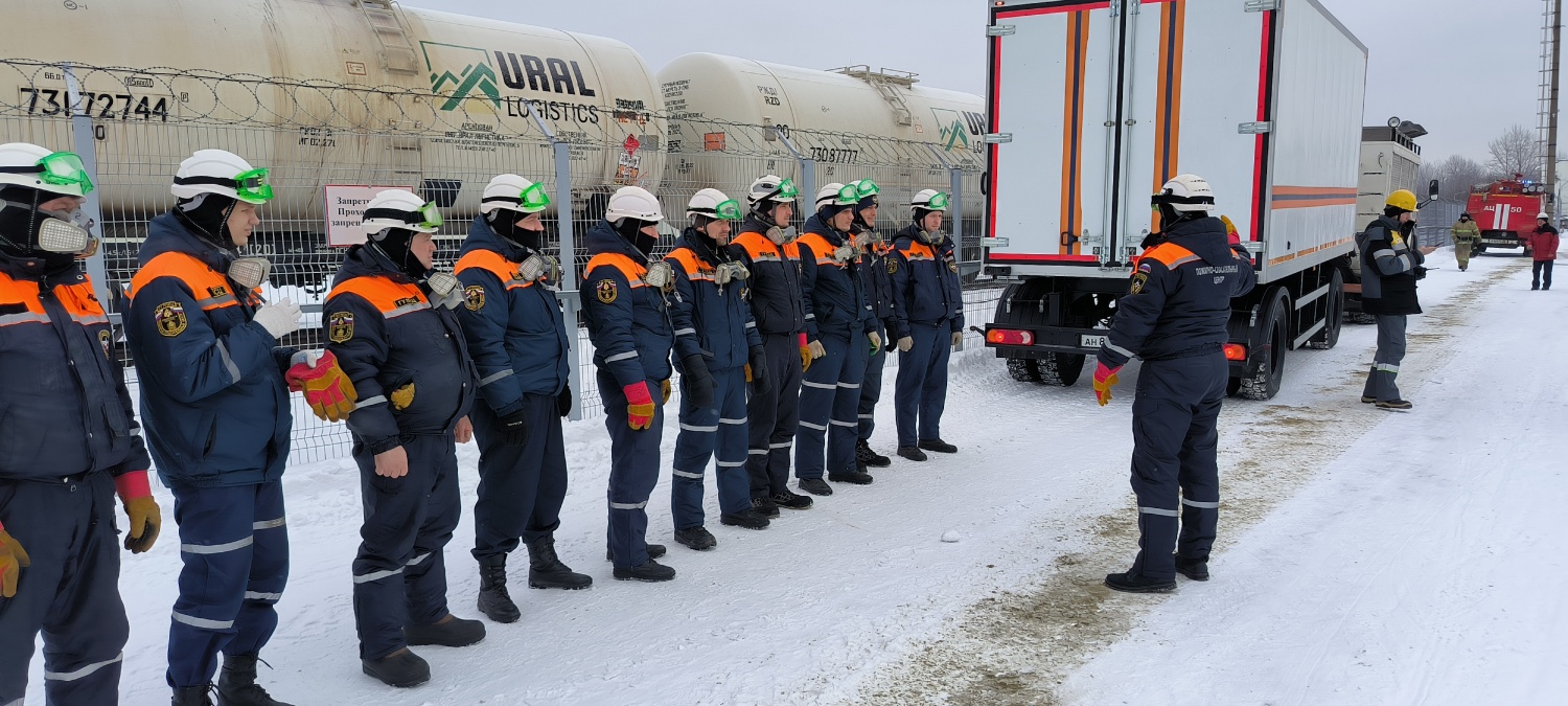 Проведены учения на опасном производственном объекте Проведены учения на опасном производственном объекте