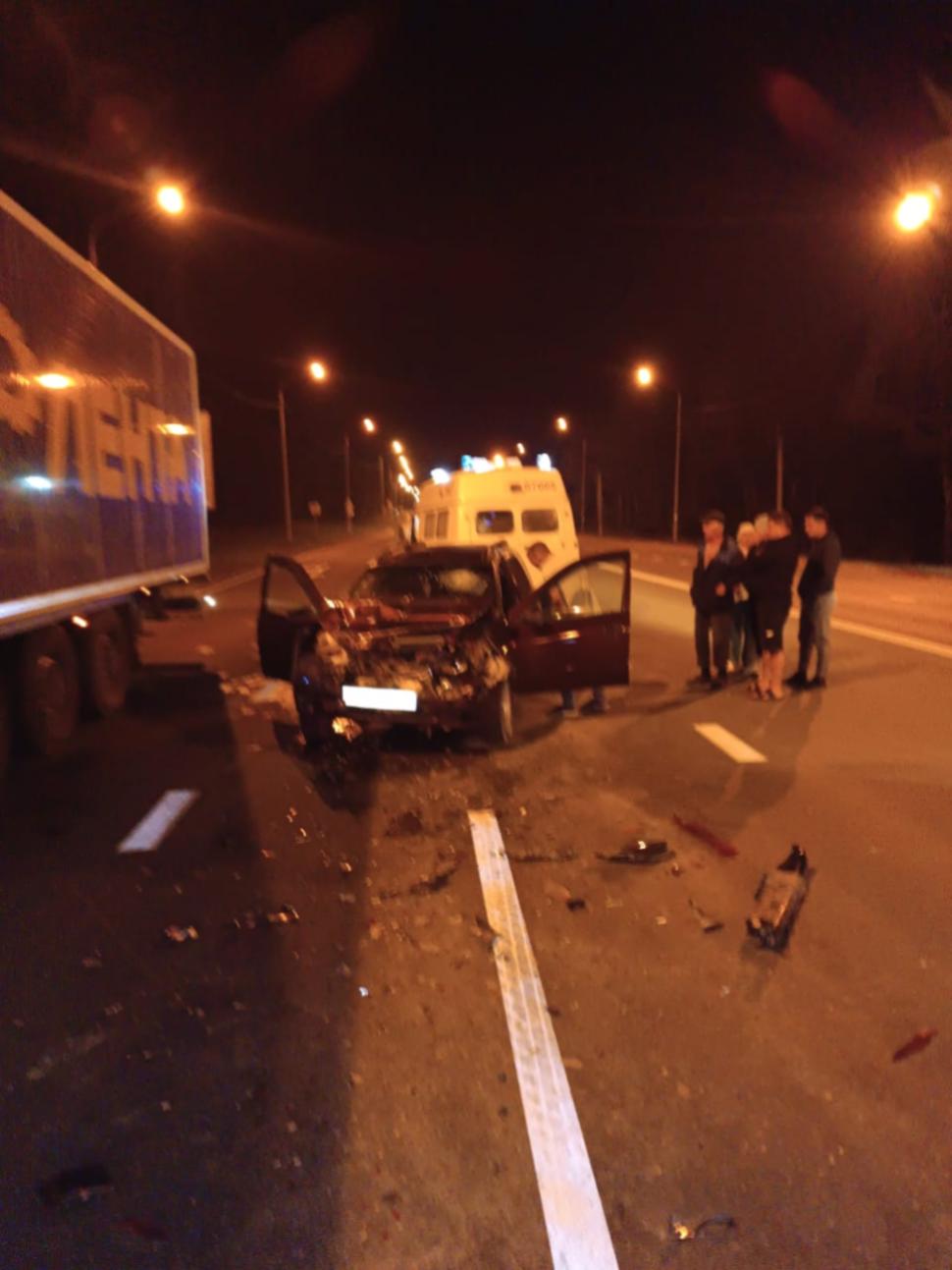 Пожарные приняли участие в  ликвидации последствий ДТП