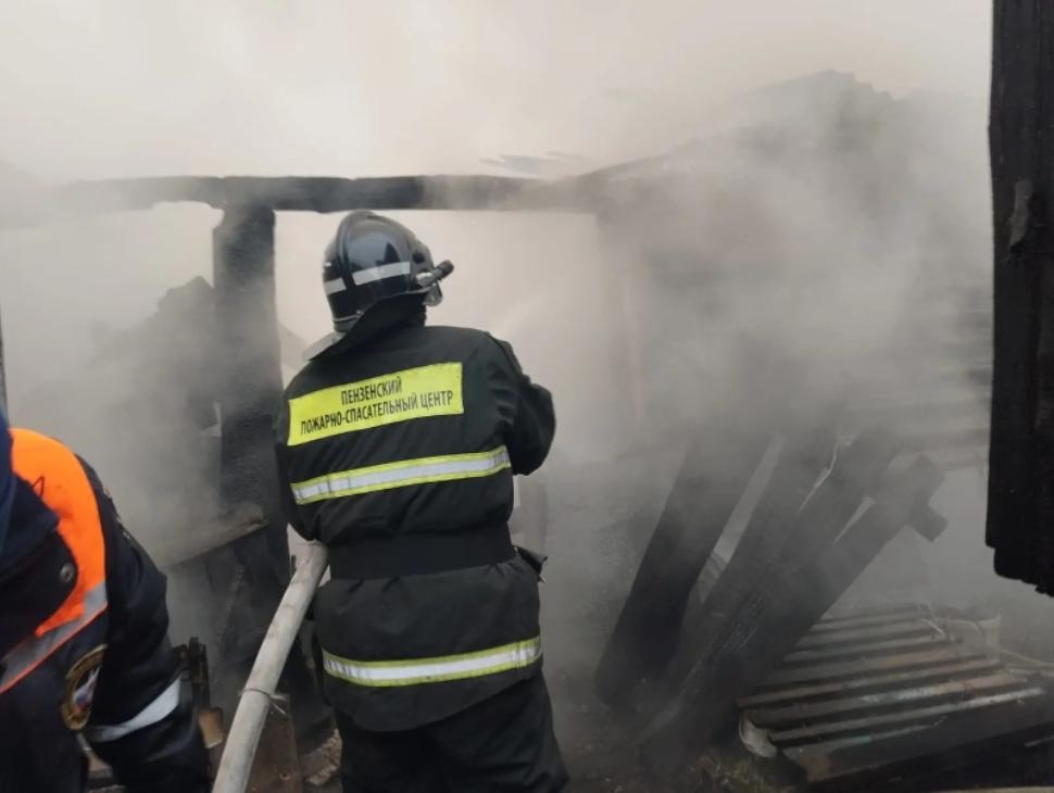 Пожарные ликвидировали возгорание в Городищенском районе