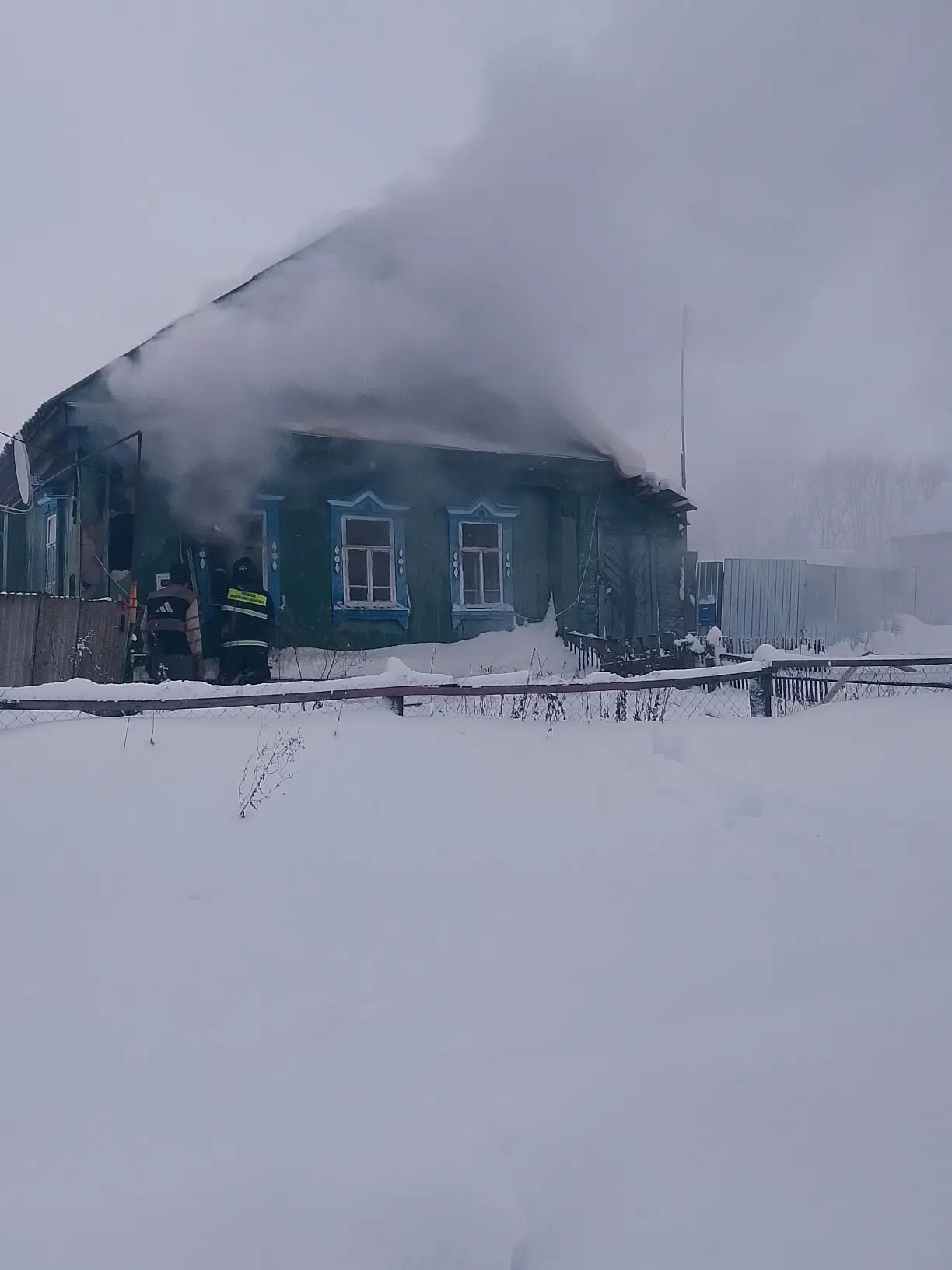 Пожарные ликвидировали возгорание в Городищенском районе