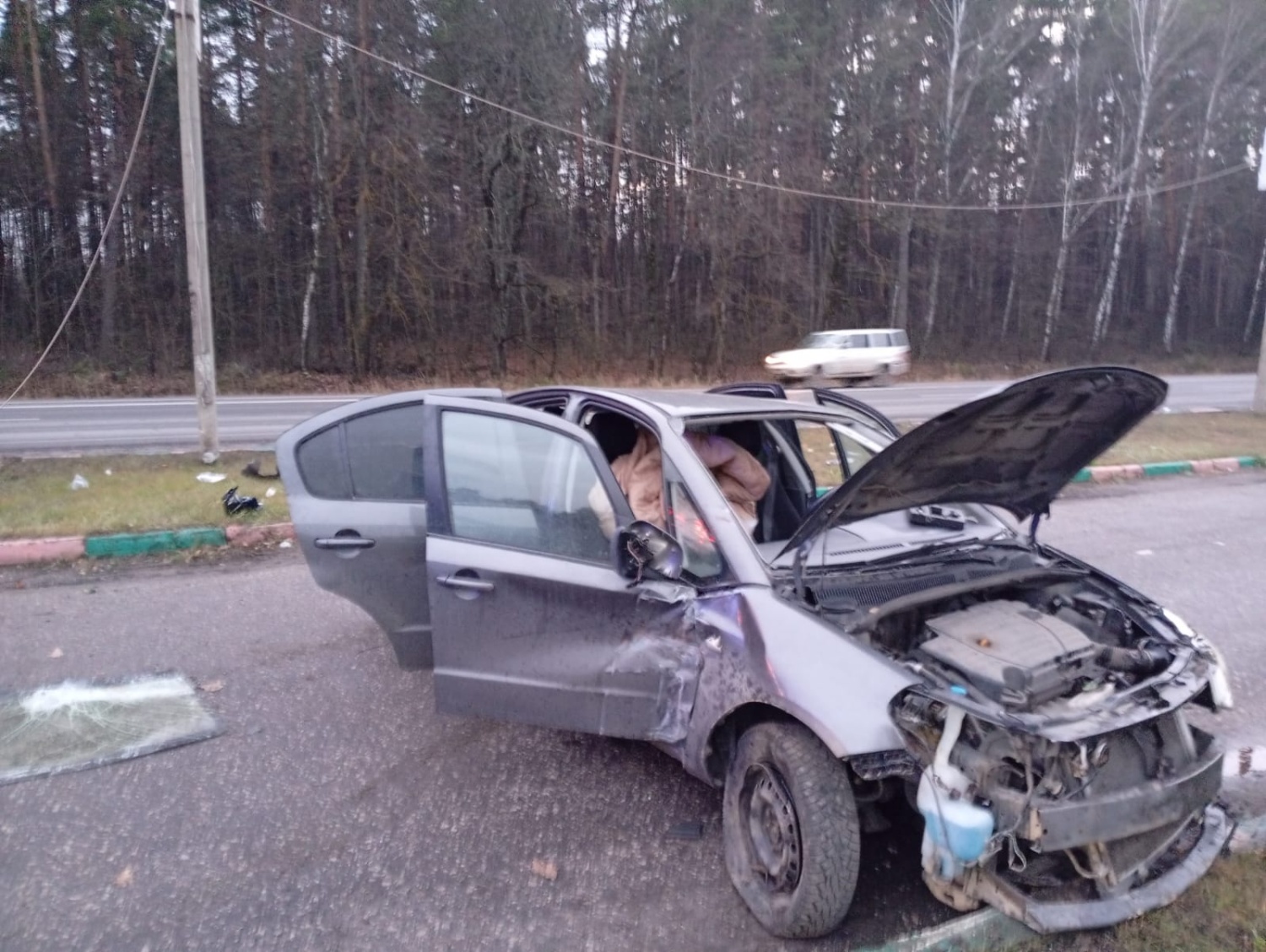 Пожарные ликвидировали последствия ДТП на трассе М5