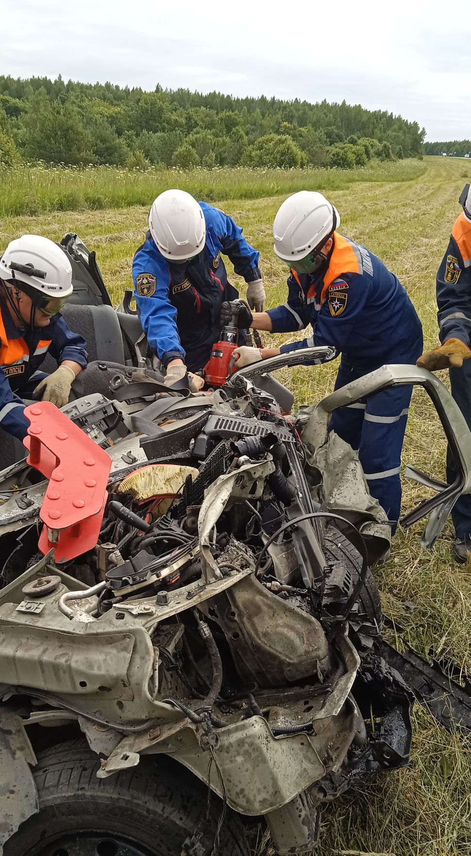 Ликвидированы последствия ДТП на 666 км федеральной автодороги М5 "Урал"