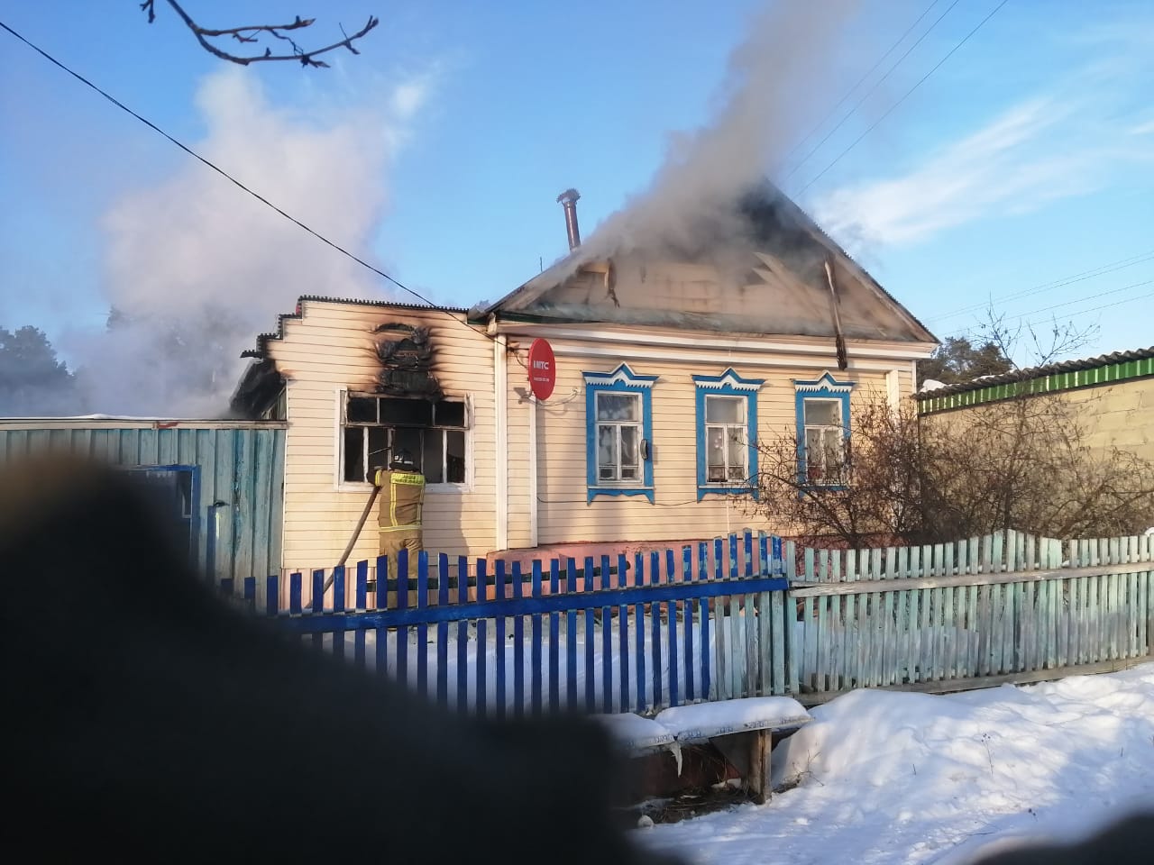 Пожарные ликвидировали возгорание в Чаадаевке Пожарные ликвидировали возгорание в Чаадаевке