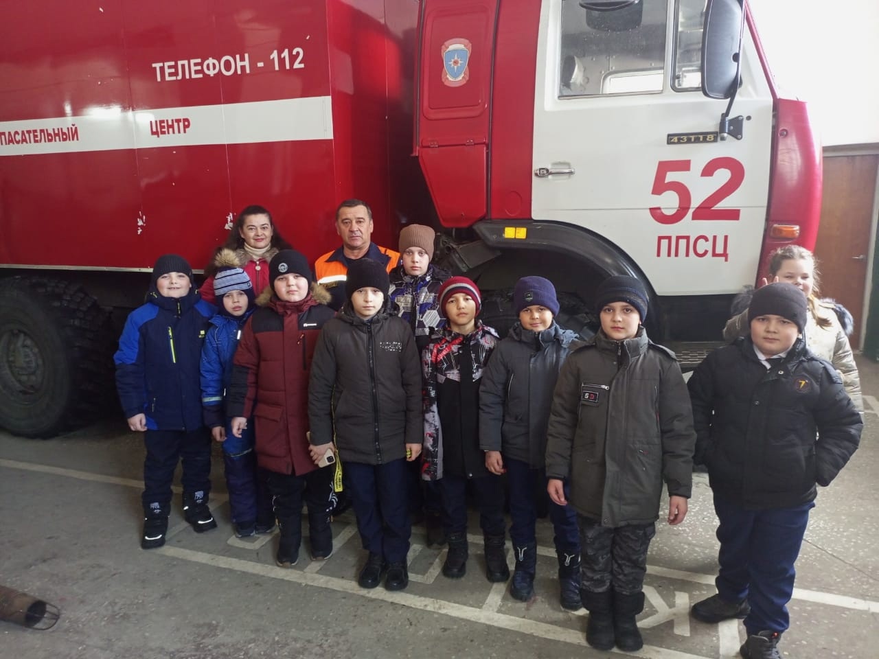 День открытых дверей в ПСЧ-52 в п. Чаадаевка