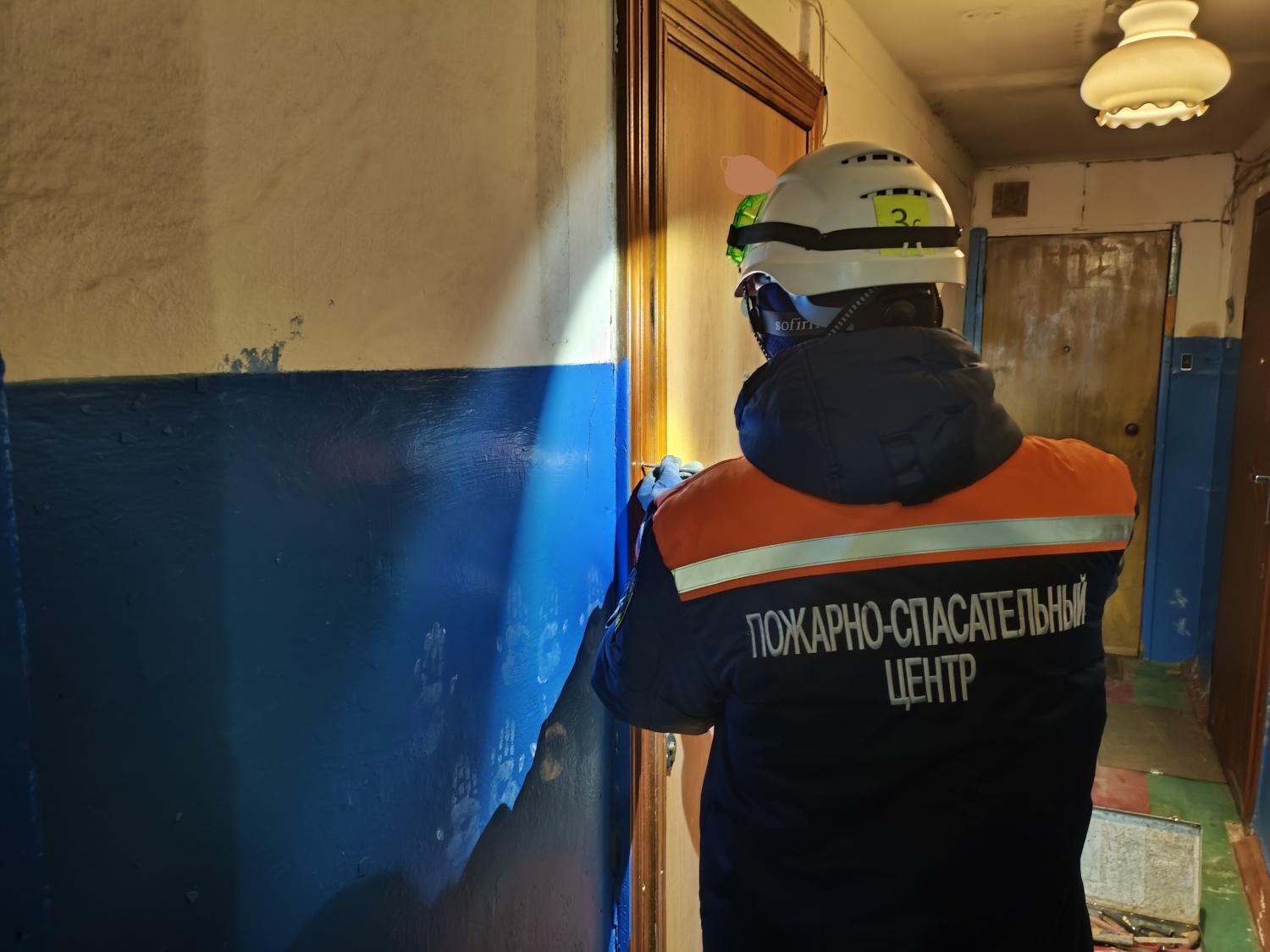 Спасатели обеспечили медикам доступ в квартиру