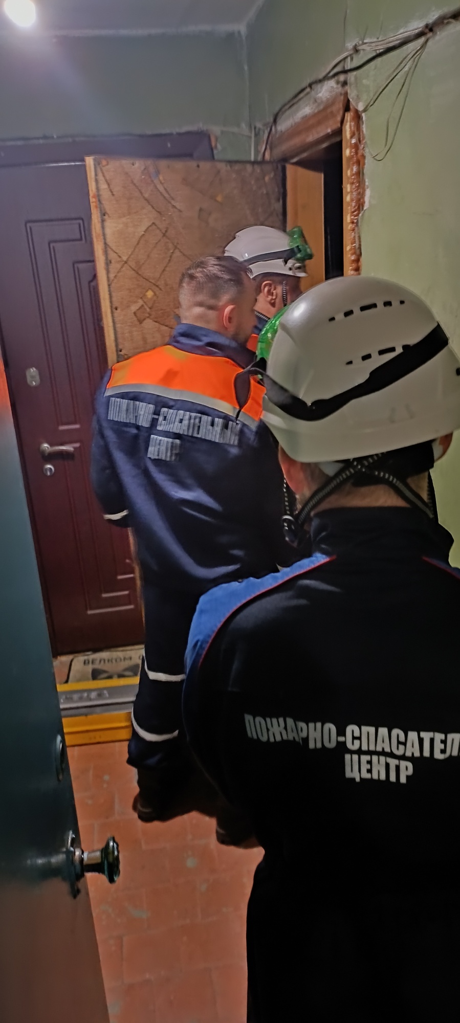 Спасатели обеспечили полицейским доступ в квартиру