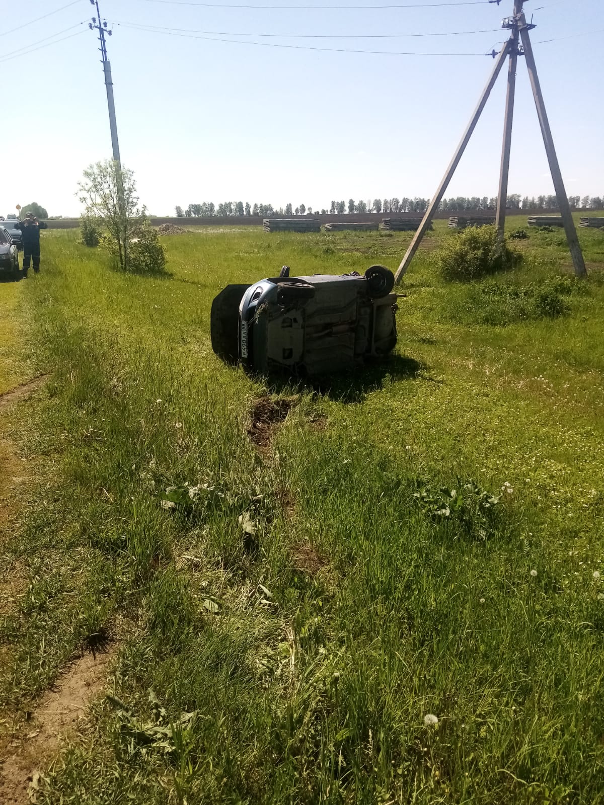 Пожарные ликвидировали последствия ДТП