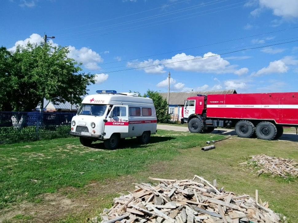 Пожарные ликвидировали возгорание в Н. Елюзани
