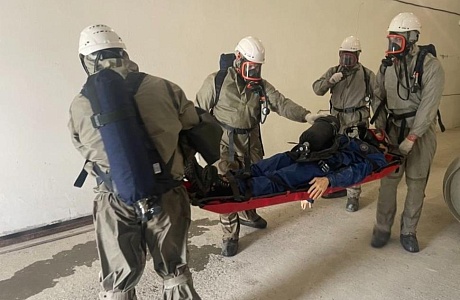 Проведены учения на опасном производственном объекте