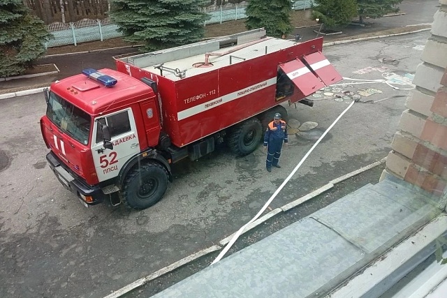 Пожарные провели занятие со школьниками