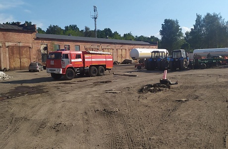 Сотрудники ППСЦ обеспечивали безопасность при перекачке аммиака