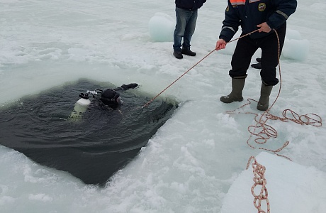 На Сурском водохранилище прошли учения водолазов На Сурском водохранилище прошли учения водолазов