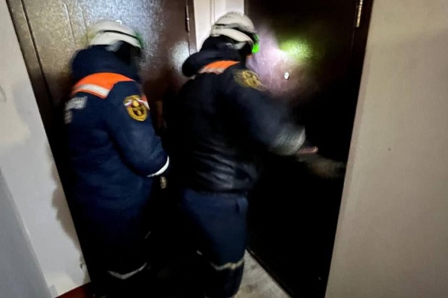 Спасатели обеспечили полицейским доступ в квартиру Спасатели обеспечили полицейским доступ в квартиру