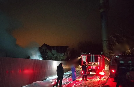 Пожарные ликвидировали возгорание в Чаадаевке