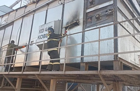 Пожарные ликвидировали возгорание в Ср. Елюзани