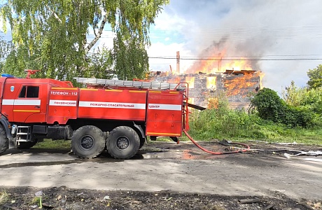 Пожарные ликвидировали возгорание в Заре Пожарные ликвидировали возгорание в Заре