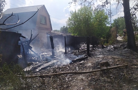Пожарные ликвидировали возгорание на ул. Ново-Казанской Пожарные ликвидировали возгорание на ул. Ново-Казанской