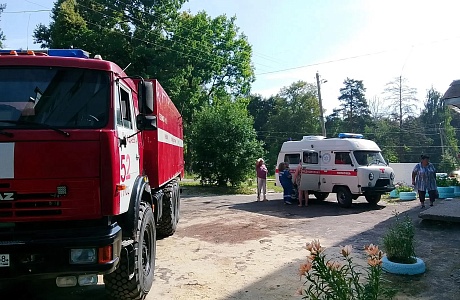 Пожарные ликвидировали возгорание в Чаадаевке
