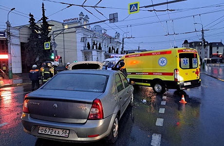 Ликвидированы последствия ДТП на улице Кирова.