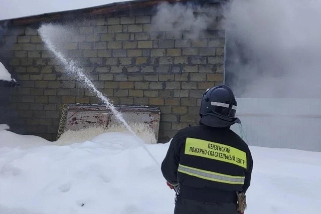Пожарные ликвидировали возгорание в Н. Елюзани